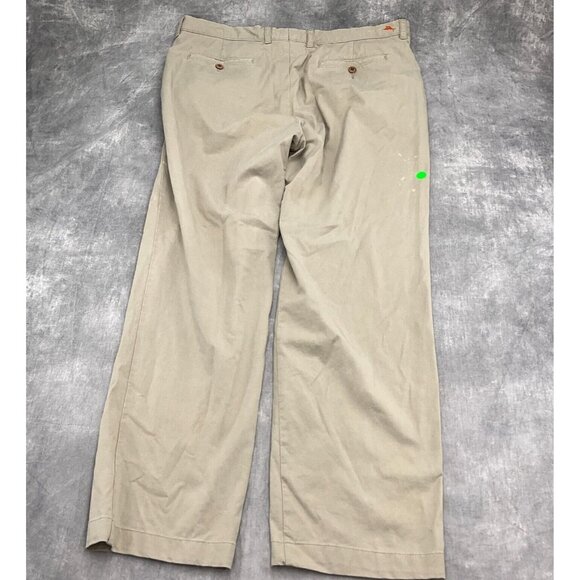 Tommy Bahama‎ Pants Men 38W x 34L Tan Cotton Tencel Straight Leg Work Chore Flaw - Picture 10 of 12